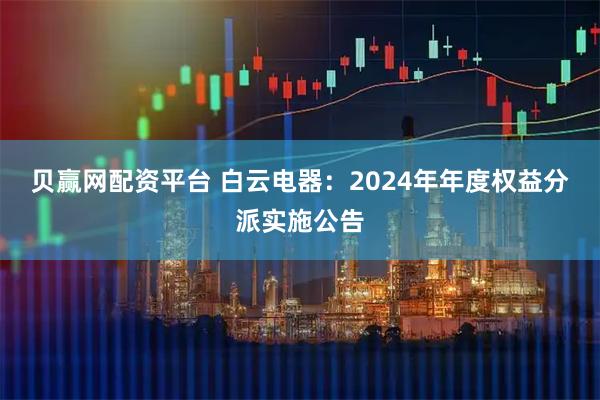 贝赢网配资平台 白云电器：2024年年度权益分派实施公告