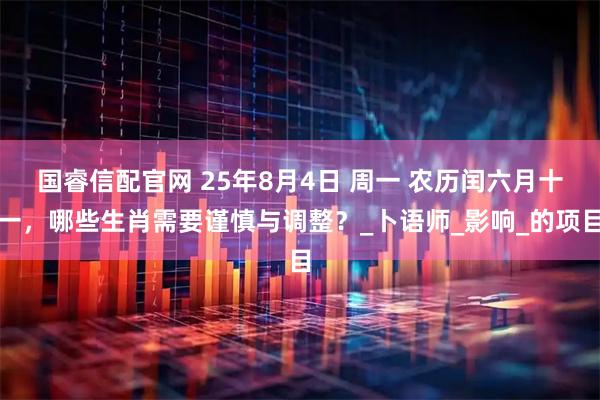 国睿信配官网 25年8月4日 周一 农历闰六月十一，哪些生肖需要谨慎与调整？_卜语师_影响_的项目